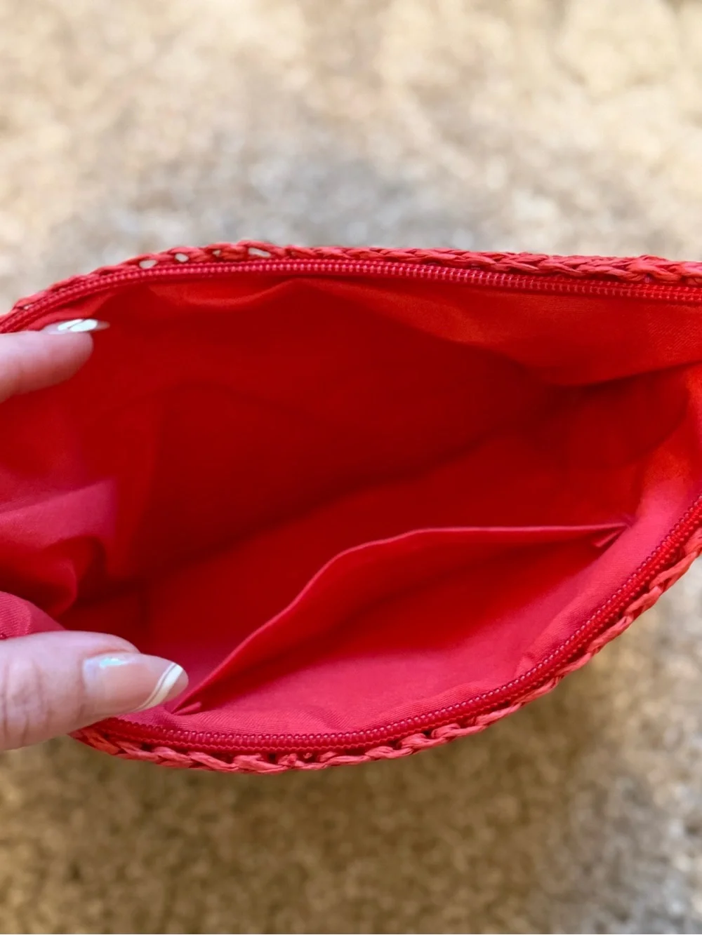 Handmade Watermelon Crochet Clutch - Picture 6 of 7